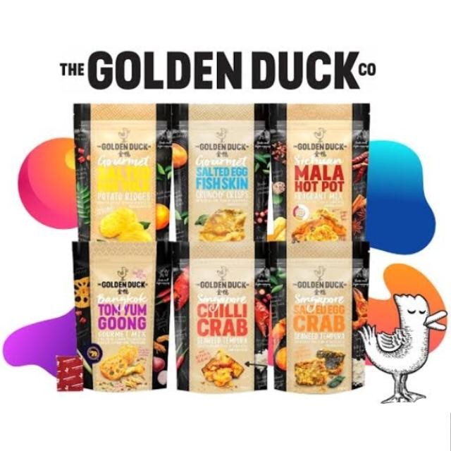 

GOLDEN DUCK Singapore Snack Chips - Salted Egg / Tom Yum / Crab Chilli