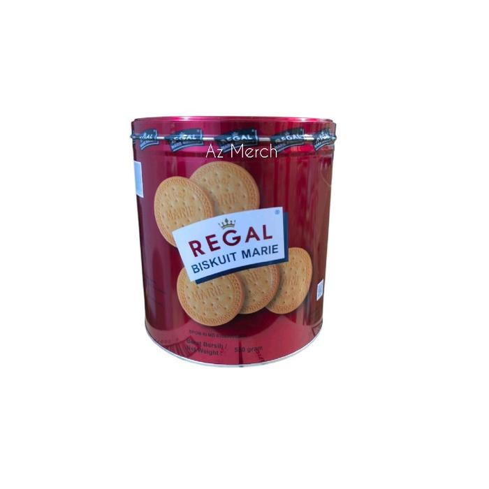 

Regal Marie Biskuit Susu Kaleng 550gr - Biskuit Renyah dan Lezat