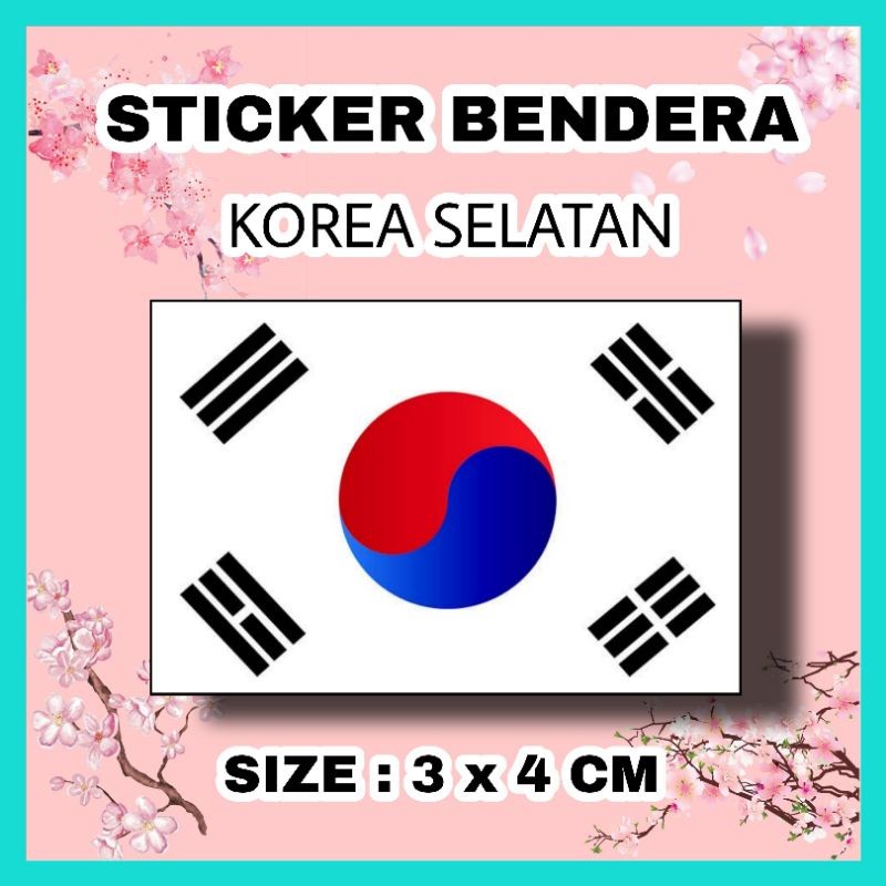 

STICKER PIPI BENDERA KOREA SELATAN