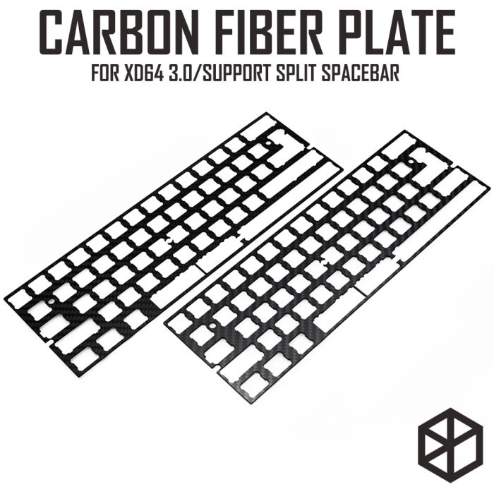 60% Aluminum Mechanical Keyboard carbon fiber plate support xd60 xd64