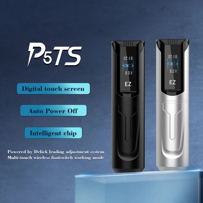 EZ Wireless Battery Tattoo Machine Pen EZ P5 Touch Screen Bluetooth