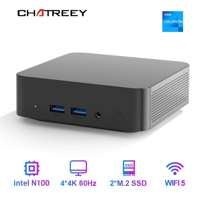 T9 Mini PC Intel Alder Lake N100 Windows 11 Ultra Small Pocket