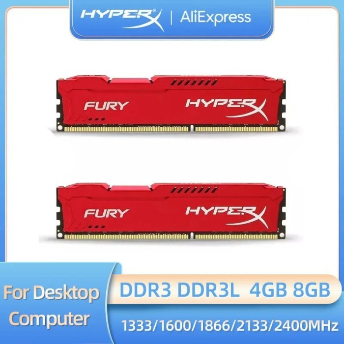 Hyperx Memoria RAM DDR3L DDR3 4GB 8GB 2x4G 2x8G 1866 1600 1333 2133
