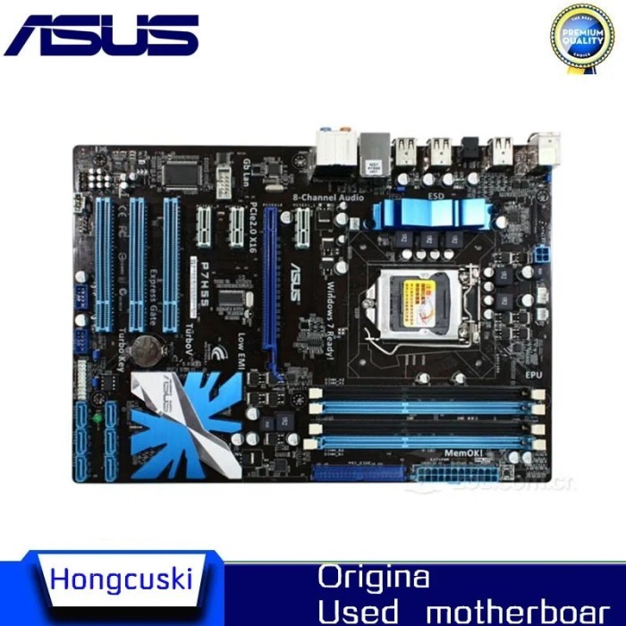 P7H55 For P7H55 Desktop Motherboard H55 Socket LGA 1156 i3 i5 i7 DDR3
