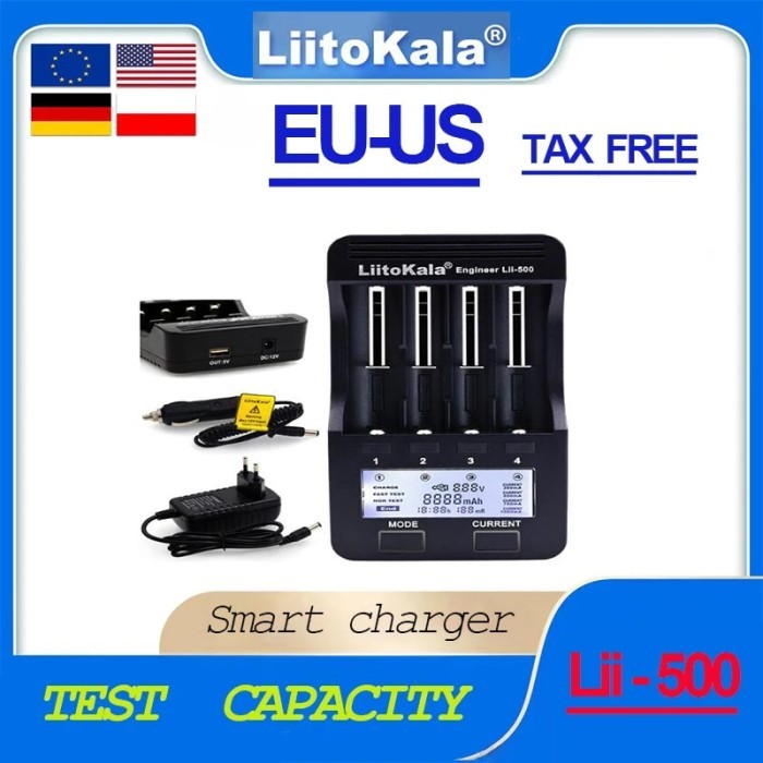 AA AAA LiitoKala Lii-500Lii-S8 Lii-PD4 Lii-600 Lii-PD2 battery