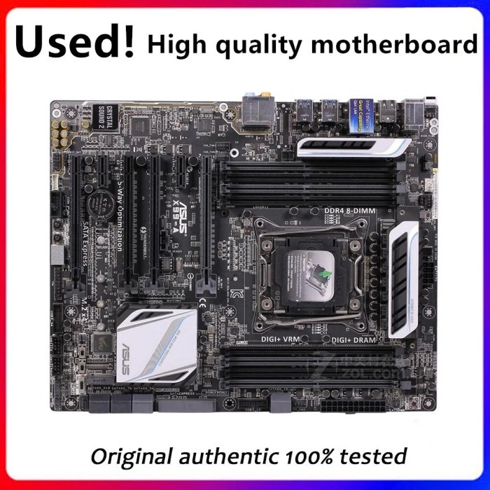 For X99-A Original Used Desktop X99 X99M 2011 Socket LGA 2011 Core i7