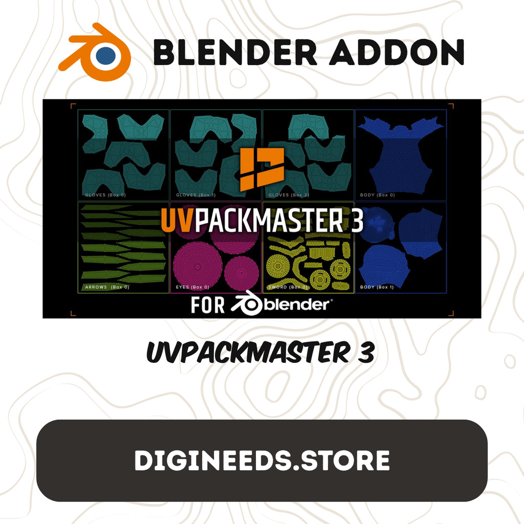 Blender Addon : Uvpackmaster 3