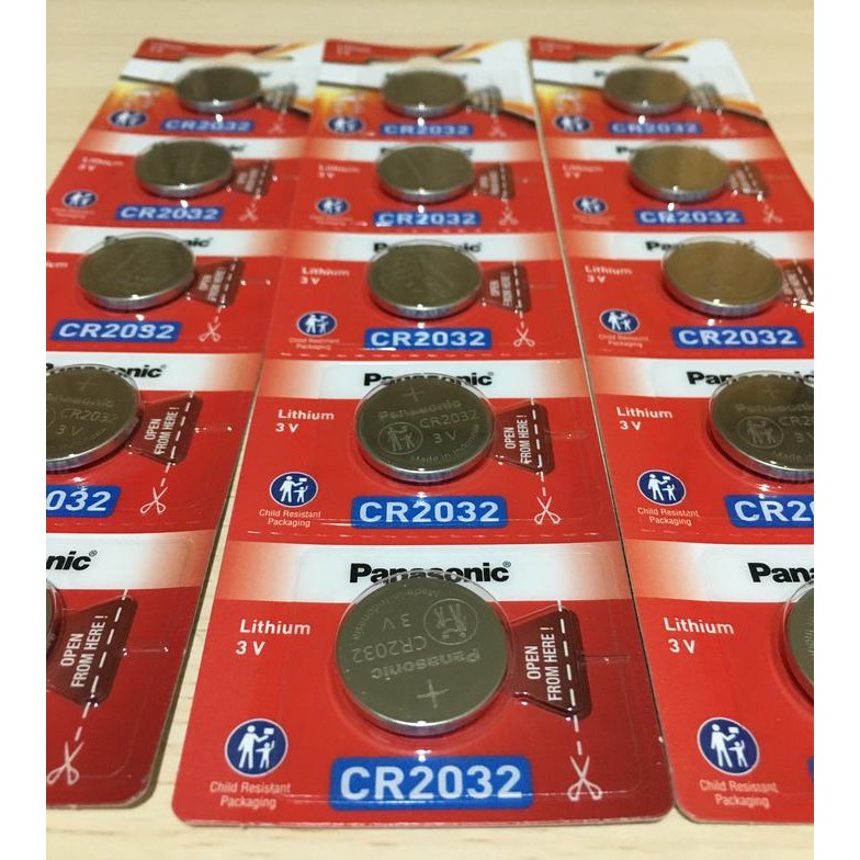 BATTERY LITHIUM 3 VOLT BATERAI KANCING CR2032 CR-2032 PANASONIC
