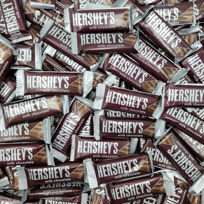 

Hershey's Milk Chocolate Snack Size - cokelat hershey impor USA Terlaris