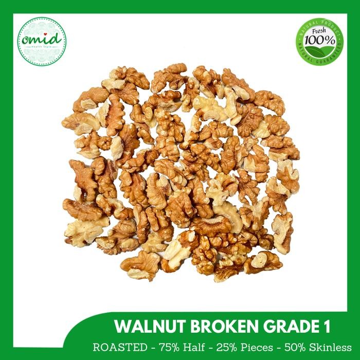 

Roasted Walnut Broken (Kacang Walnut Panggang) 250gr Terlaris