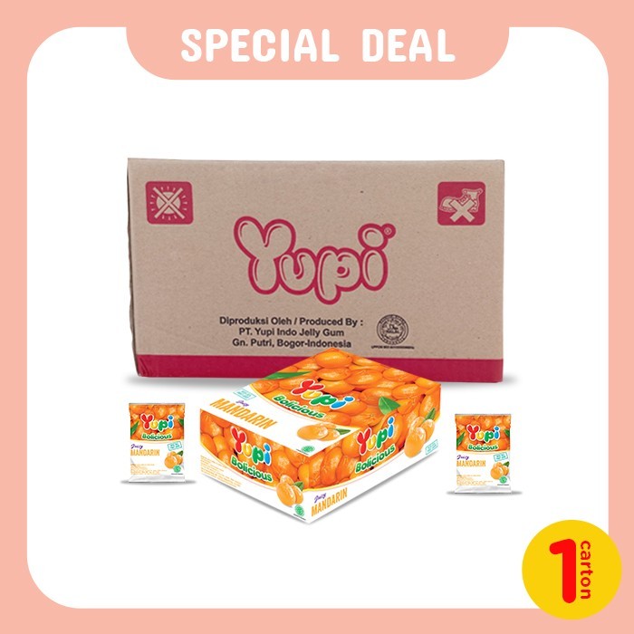 

Yupi Bolicious Mandarin Carton Terlaris