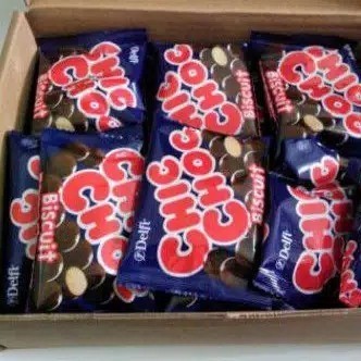 

DELFI CHIC CHOC 40 GR BOX 30 PCS, DELFI CHIC CHOC BISCUIT 40 GRAM 40G Terlaris