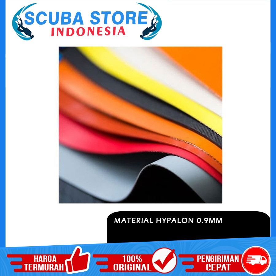 Bahan Penambal Perahu Karet Hypalon 0.9mm (75cm x 25cm) Material Rubber Boat Rafting Arung Jeram