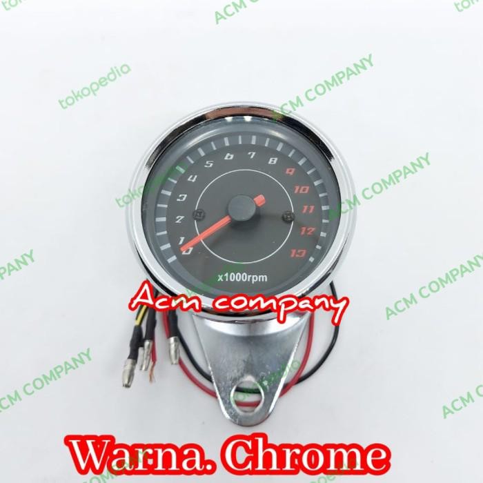 Fixpert- Tachometer RPM LED bulat / Takometer Rpm Led Universal motor
