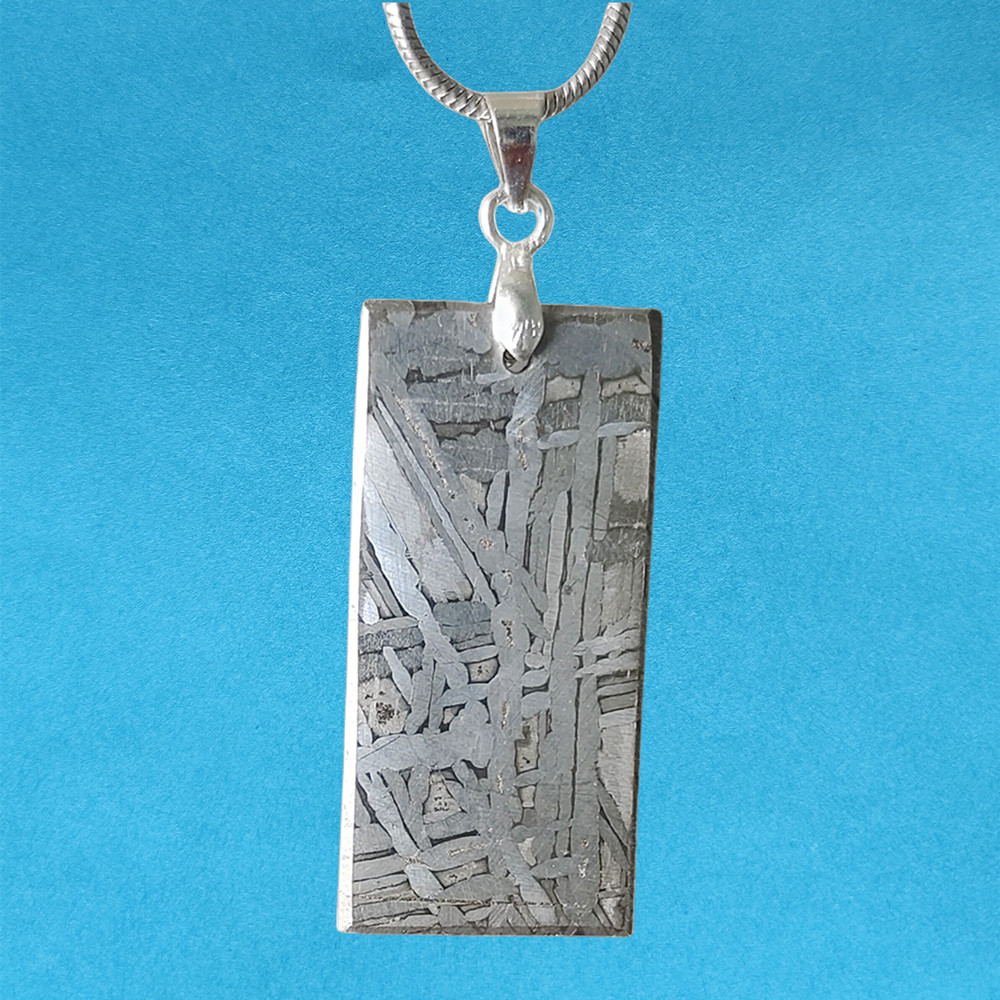 Muonionalusta Iron Meteorite Material Pendant Meteorite Pendant Iron Meteorite Specimen Amulet