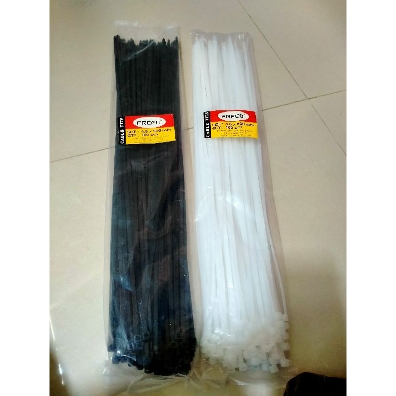 

JH8 kabel Ties 50cm tali tis 50cm 1pack isi 100pcs 4,8mm x 500mm
