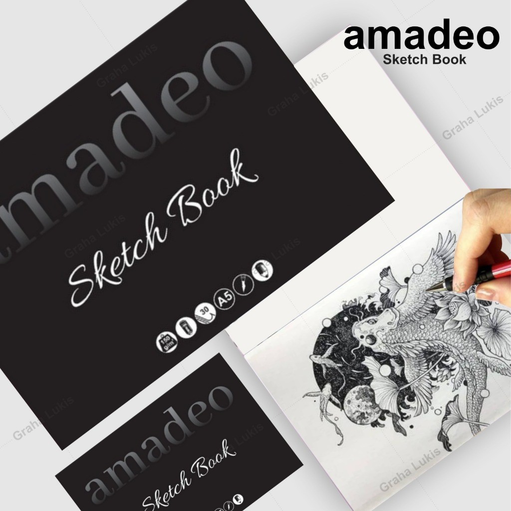

[READY] Amadeo Sketchbook A4 /Sketch Book A4