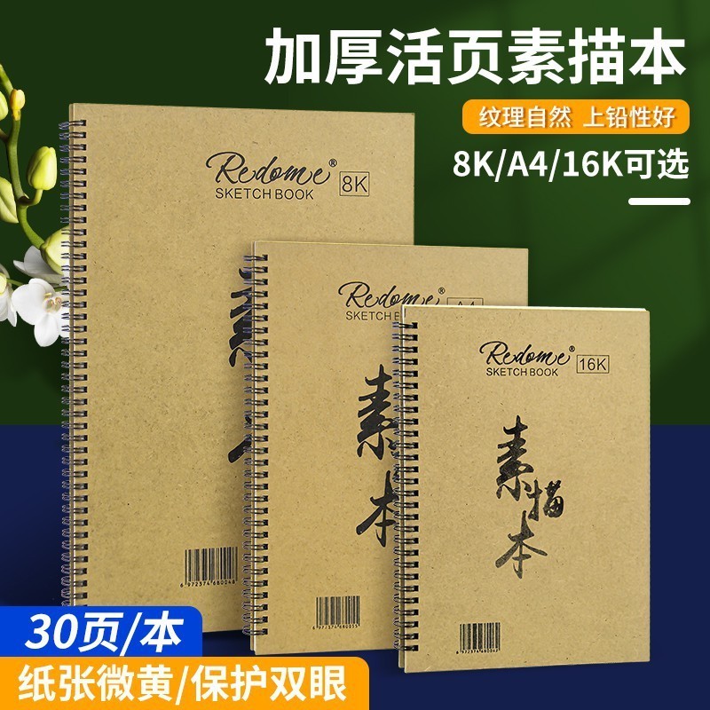 

[READY] Buku Sketsa Menggambar A4 / 16K Loose Leaf Drawing Sketch Book de