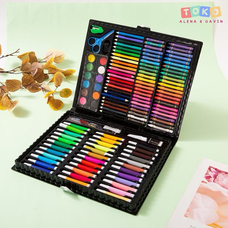 

[READY] CRAYON ART SET 150PCS DAN 208PCS MURAH TOKO ALENA GAVIN
