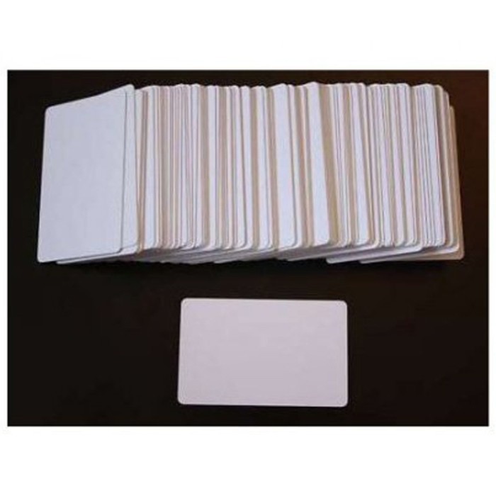 

JH8 Inkjet PVC ID Card Grade A 0,76 White uk 8.6 x 5.4 cm isi 230 ( Kertas PVC ID Card Inkjet