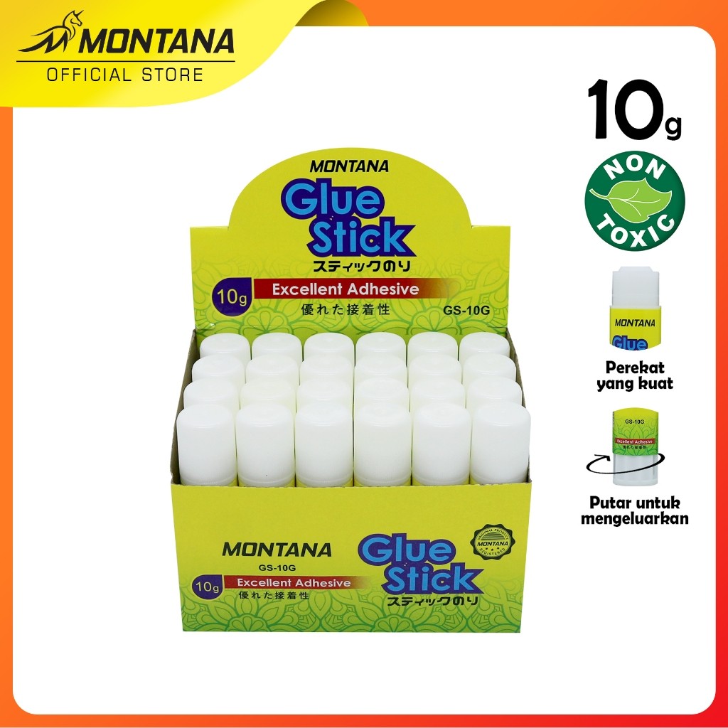 

JH8 MurahMurahATK Glue Stick / Lem Batang Montana GS-10 / 10Gr