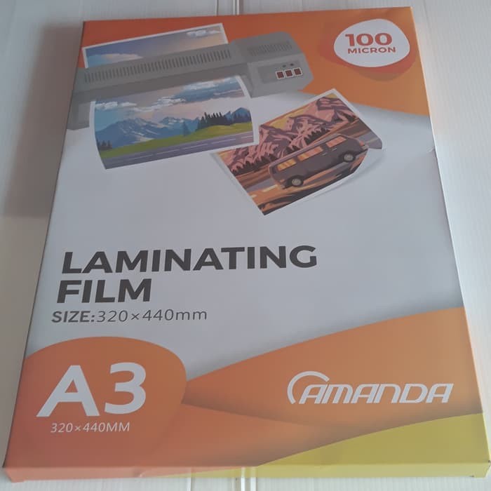 

JH8 Amanda Plastik Laminating A3 - 100 Micron