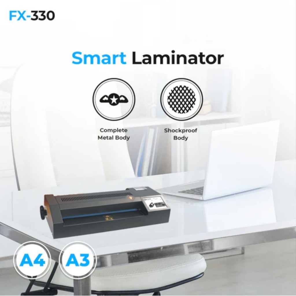 

JH8 Mesin Laminating OR 330EX / Laminating A3 / Laminator Kertas A3 Origin