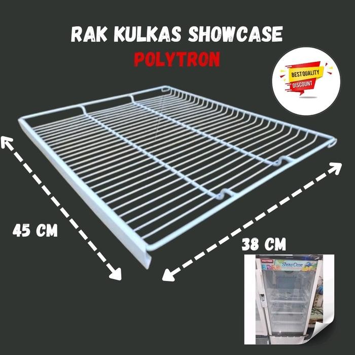rak showcase polytron ambalan showcase polytron