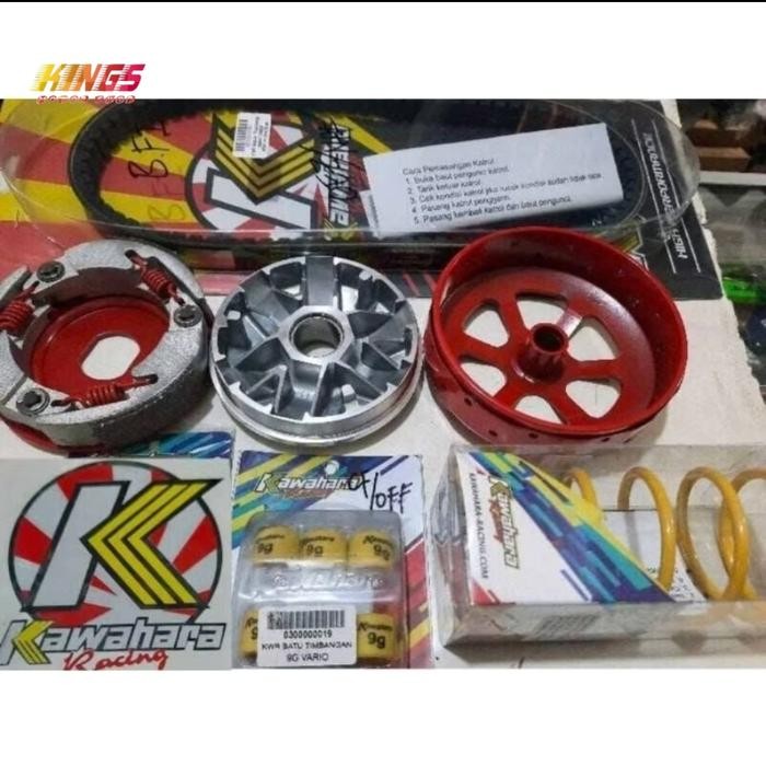 PAKET UPGRADE CVT KAWAHARA ORIGINAL HONDA SCOOPY BEAT GENIO 2020 2024