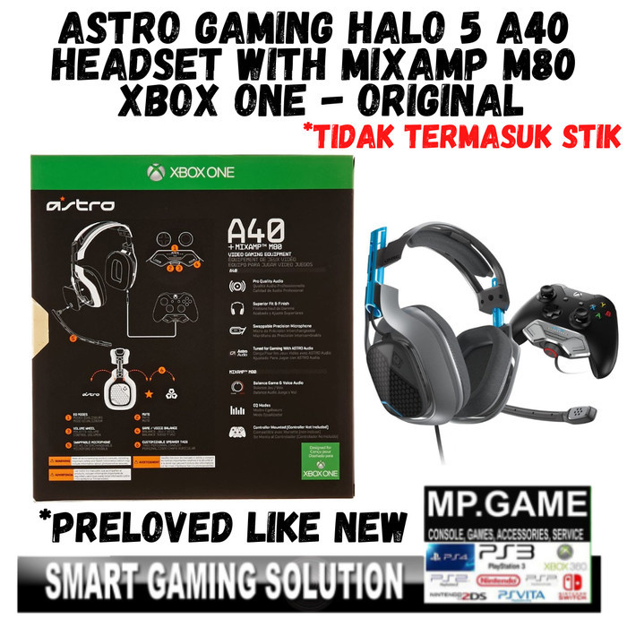 [Expert] Headset Astro Gaming HALO 5 A40 Headset MixAmp M80 Xbox One PC Laptop