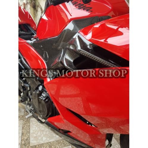 COVER CARBON KEVLAR SIRIP FAIRING KAWASAKI NINJA 250 FI 2018 2019 2020