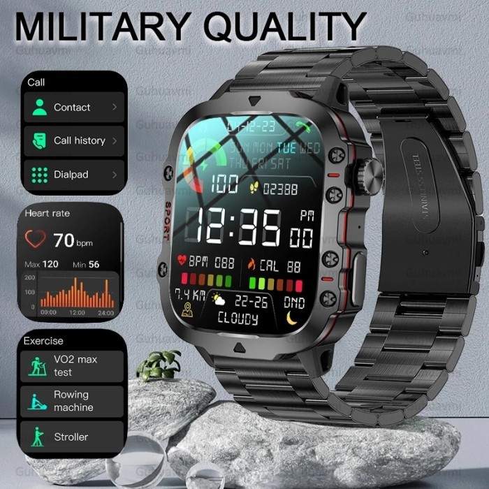 New Smart Watch 1.96Inch Screen 420 MAh Bluetooth Call Voice