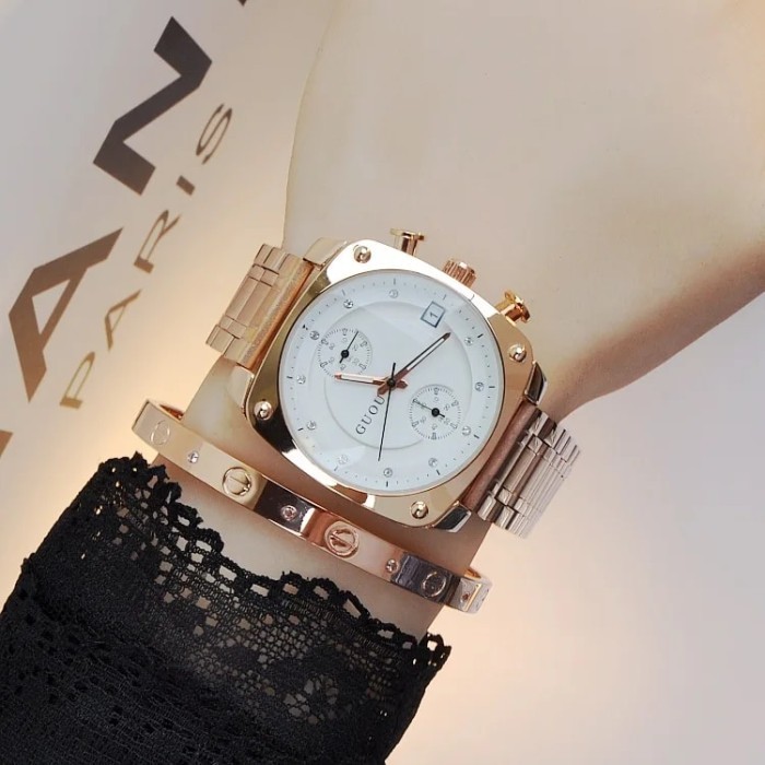 TOP Quality Authentic Fashion HK Brand GUOU Watch Women Waterproof