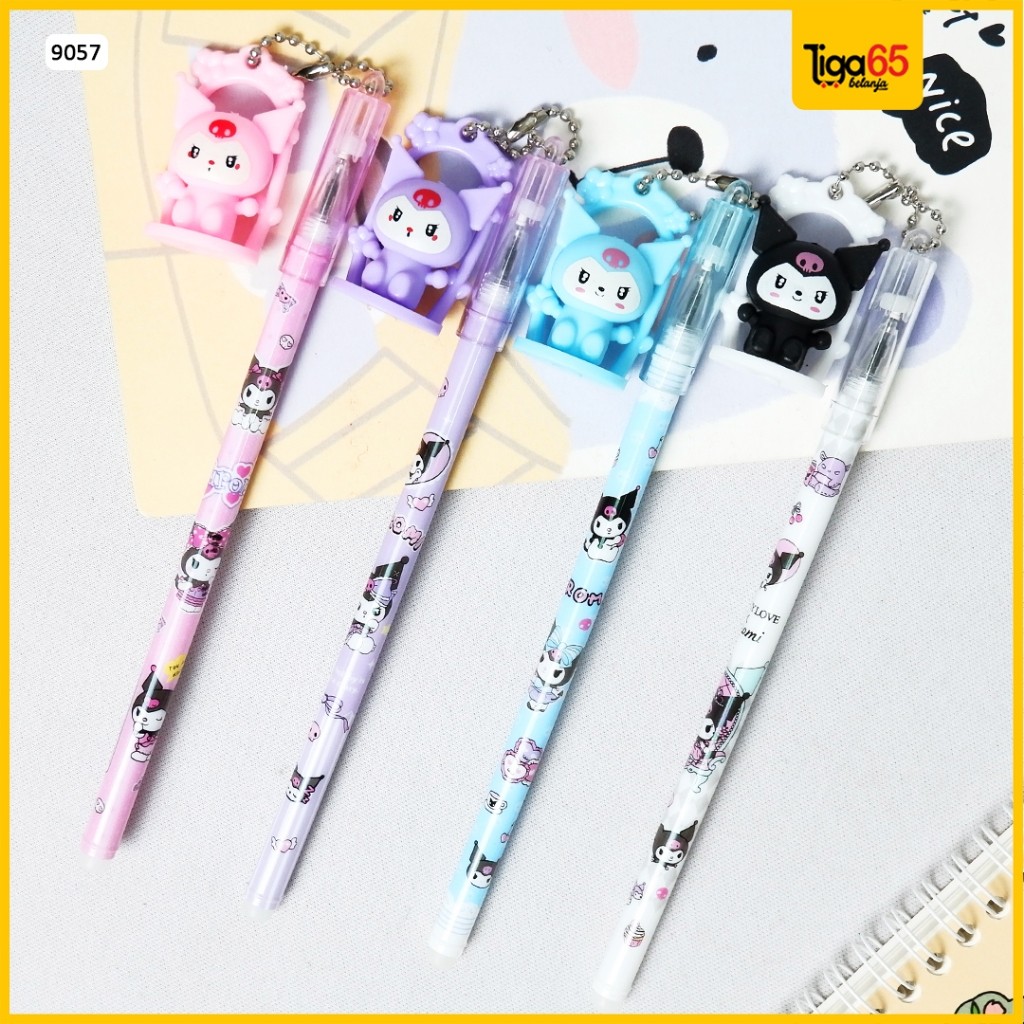 

Bolpen Gel/PCS/ Pulpen Karakter Sanrio / Pulpen Gel 0.5 / Pulpen Hitam / Gel Pen 9057 / Kerajaan Alat Tulis