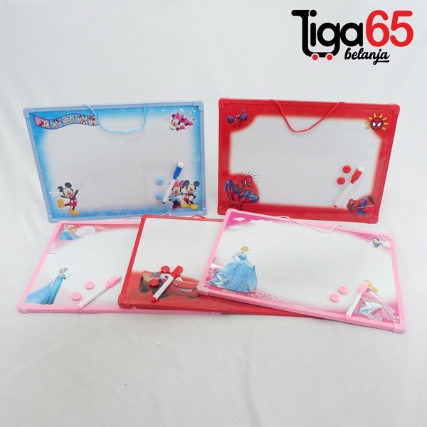 

365 White Board #40784 Papan Tulis Putih Anak Fancy Karaker / Kerajaan Alat Tulis