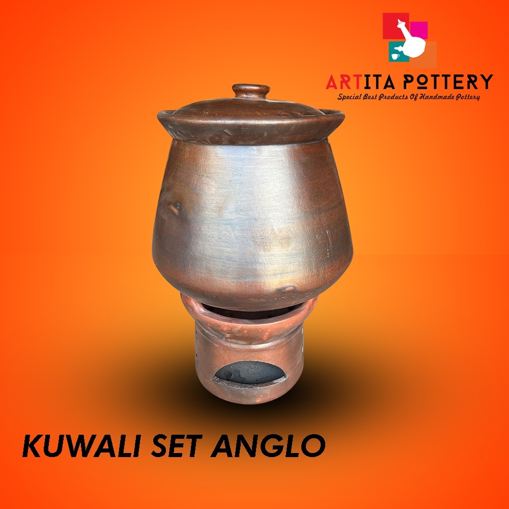 KUALI SOTO 15 LITER SET ANGLO GERABAH TANAH LIAT