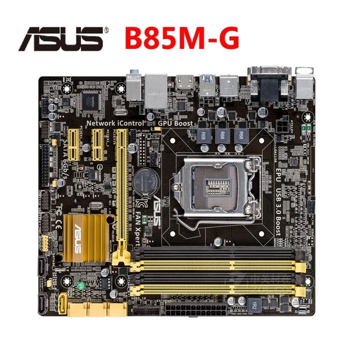 B85M-G Motherboard M-ATX B85M-G LGA 1150 Systemboard B85M DDR3 For