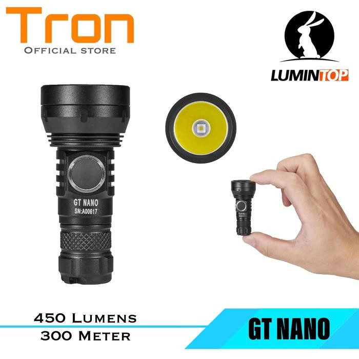 TERLARIS Lumintop GT Nano Flashlight Senter LED 450 Lumens 300 Meter