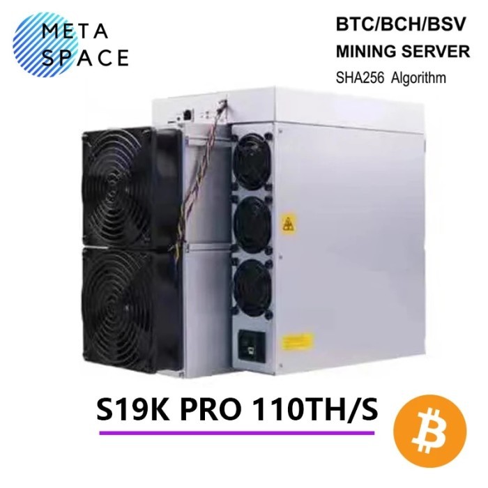 New ASIC Bitcoin Miner Bitmain Antminer S19K Pro 110T S19 90T 86T 82T