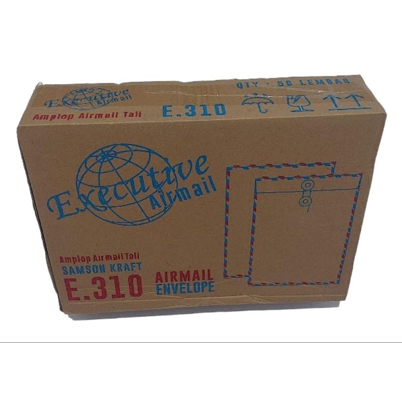 

Amplop Coklat Tali Folio Airmail Executive 310 - 1 box