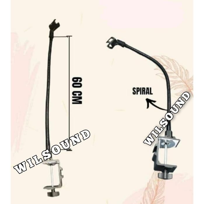 Stand spriral Mic buat di tembok/dinding