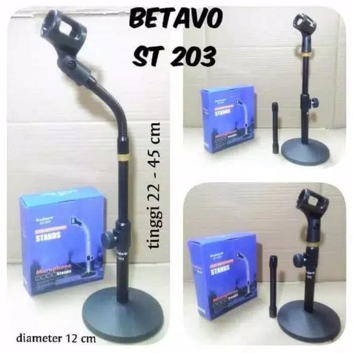 STAND MIC BETAVO PANJANG PENDEK BISA DIATUR FULL BESI