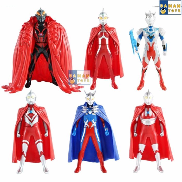 Mainan DiY Ultraman Ultra Act Kaiser Belial Zero Z Alpha Zoffy Taa