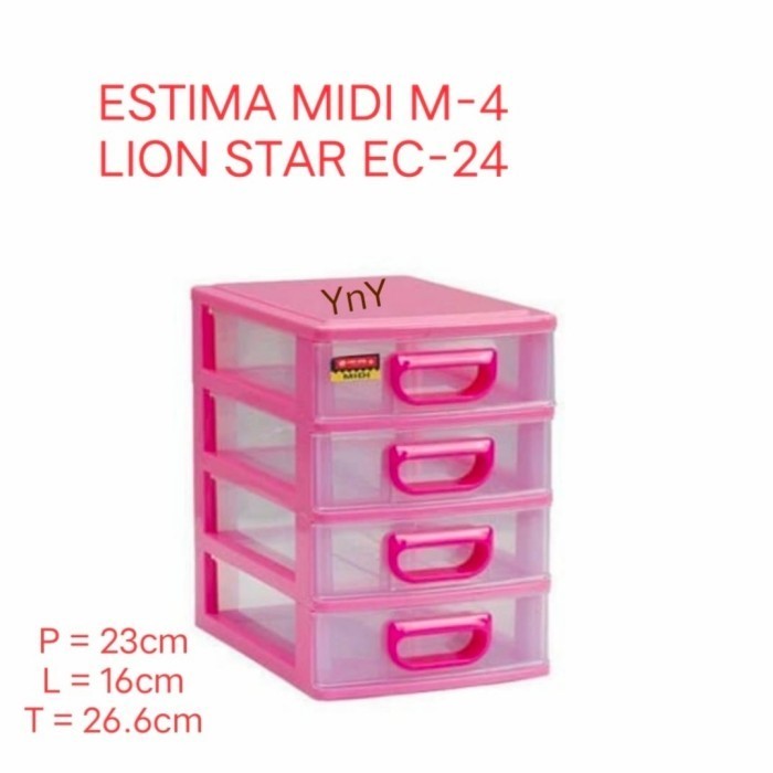 EC-24 Estima Midi Container M4 Lion Star / Kontainer laci midi susun 4 Lion Star