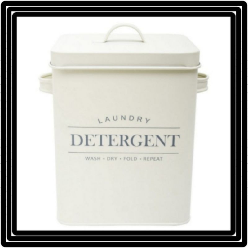 INFORMA LAUNDRY POWDER BOX Kaleng Detergen Kotak Penyimpanan Bubuk Deterjen, Rak Bubuk Powder Box