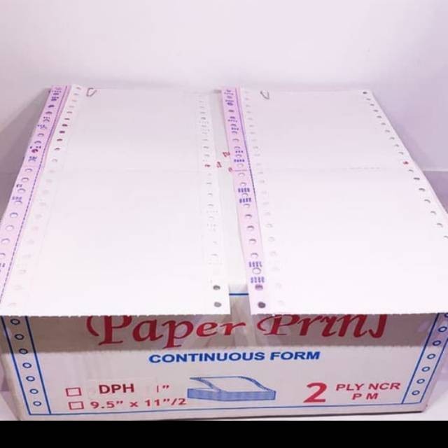 

Continous form 2 ply bagi 4 wartel