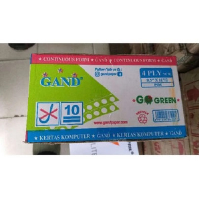 

Continous Form 9.5 x 11 4 Ply K4 WARNA GAND