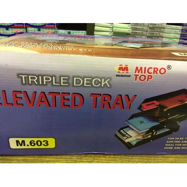 

Promo Elevated Tray/ Rak 3 Susun Micro Top M 603 Atk Terlaris