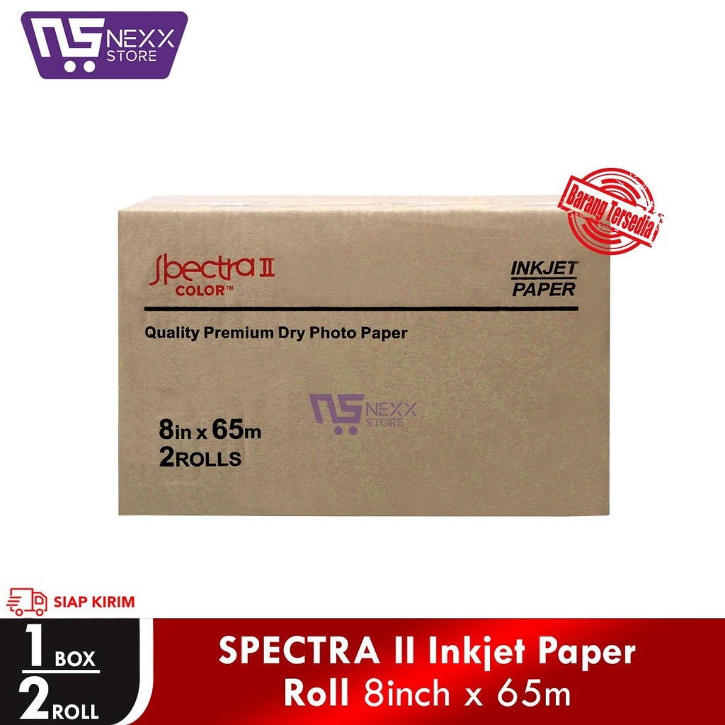 

SPECTRA II Inkjet Paper ROLL - 8 in x 65M