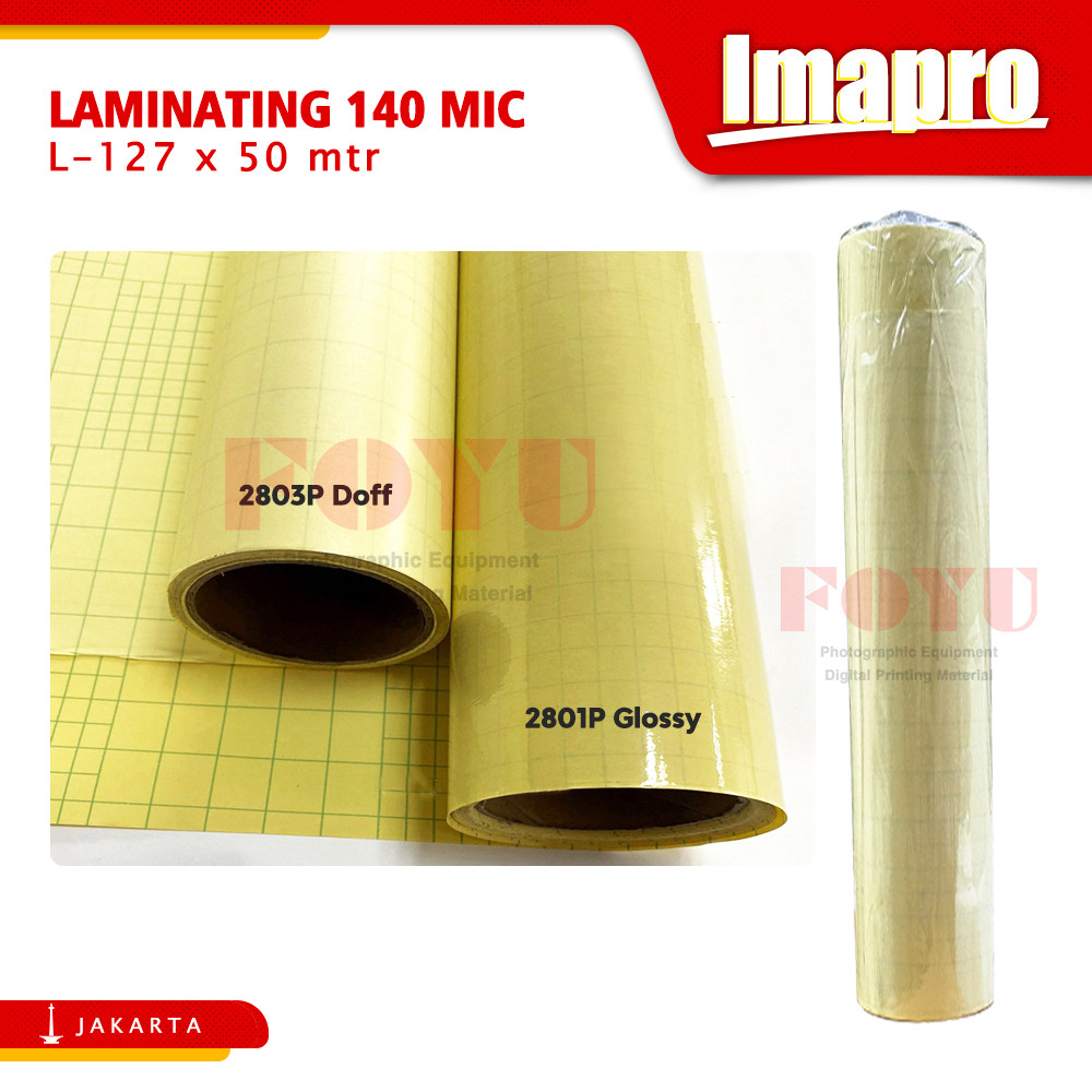 

Laminasi Laminating Dingin Cold Roll Gulungan Plastik Lem Stiker Album Kertas Foto Photo Paper 140